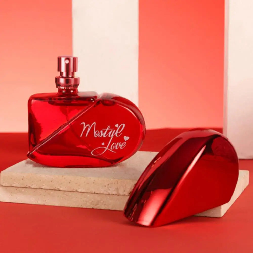 Women'S Floral Fragrance Perfume, Long Lasting Fragrance Perfume, Romantic Heart Shaped Elegant Perfume for Women Daily Wear