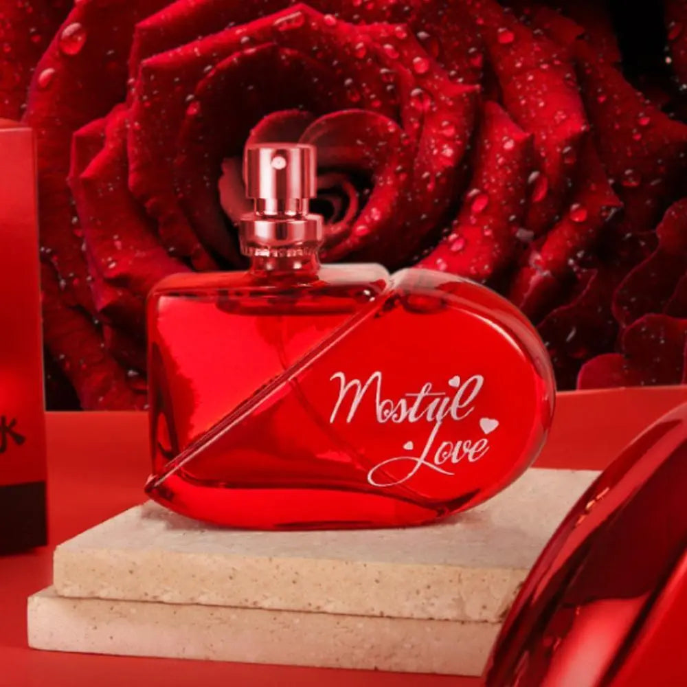 Women'S Floral Fragrance Perfume, Long Lasting Fragrance Perfume, Romantic Heart Shaped Elegant Perfume for Women Daily Wear